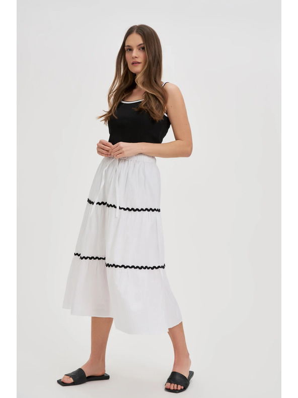 Moodo Top negru pentru femei