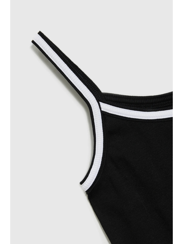 Moodo Top negru pentru femei