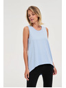 Moodo Top lung albastru pentru femei