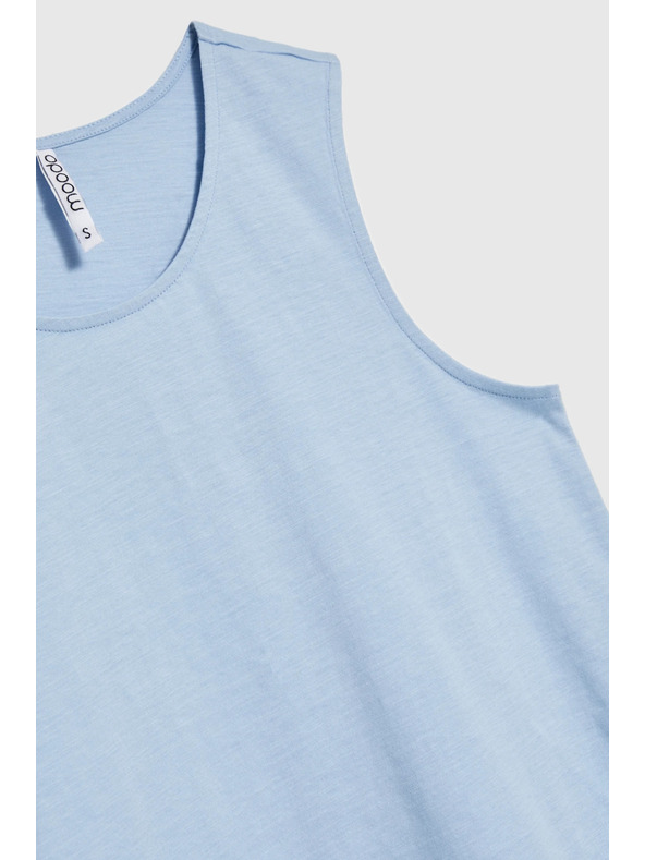 Moodo Top lung albastru pentru femei