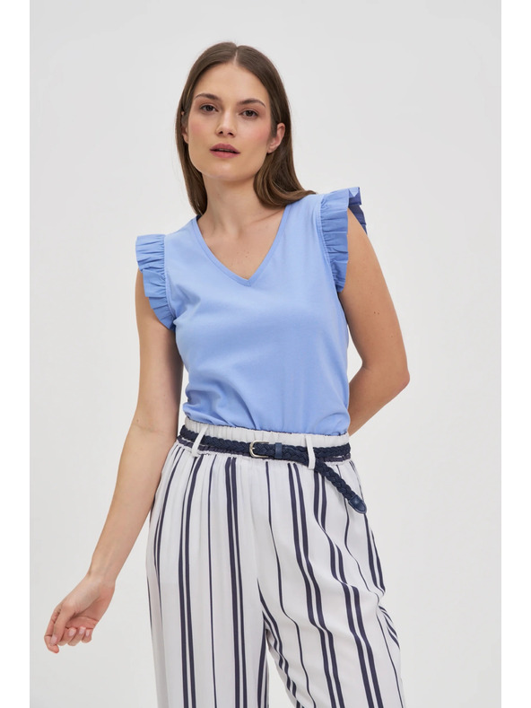Moodo Tricou pentru femei Moodo cu volănașe