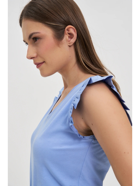 Moodo Tricou pentru femei Moodo cu volănașe