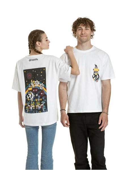 Meatfly Meatfly tricou unisex Dwarf White Dwarf