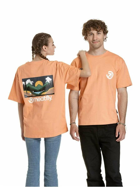 Meatfly Meatfly tricou unisex Cachuma Coral Mountains