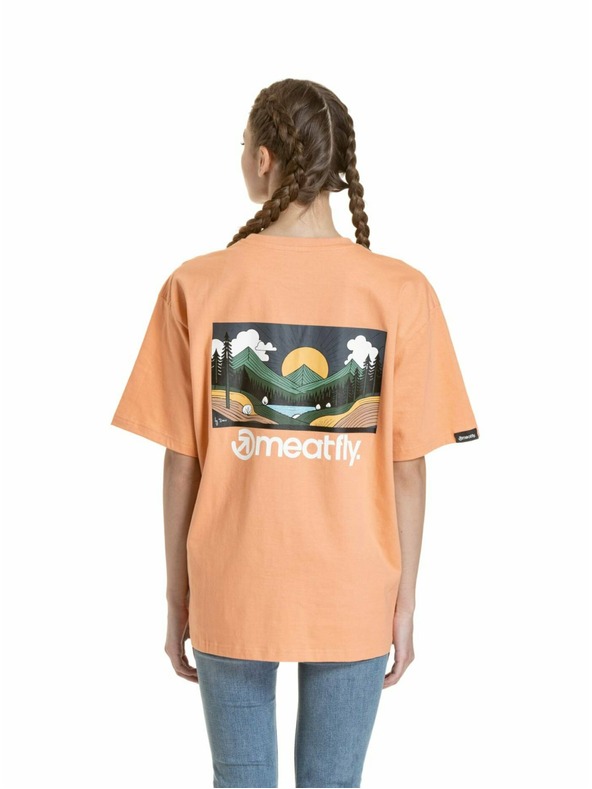 Meatfly Meatfly tricou unisex Cachuma Coral Mountains