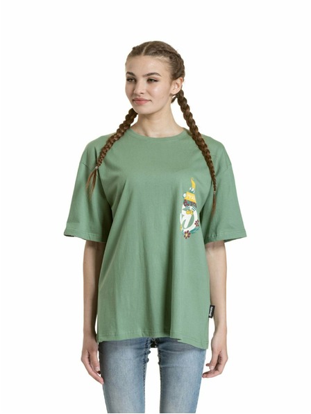 Meatfly Meatfly tricou unisex Dwarf Hydge Green Dwarf