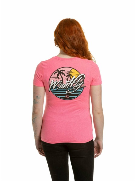 Meatfly Meatfly tricou damă Shori Neon Pink