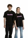 Meatfly Meatfly tricou unisex Domes Black Blured