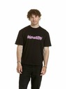 Meatfly Meatfly tricou unisex Domes Black Blured
