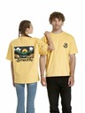 Meatfly Meatfly tricou unisex Cachuma Cornsilk Mountains