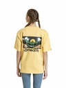 Meatfly Meatfly tricou unisex Cachuma Cornsilk Mountains