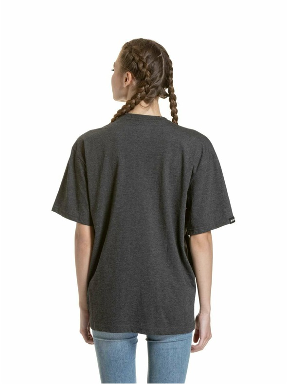 Meatfly Meatfly tricou unisex Minimal Charcoal Heather | Gri