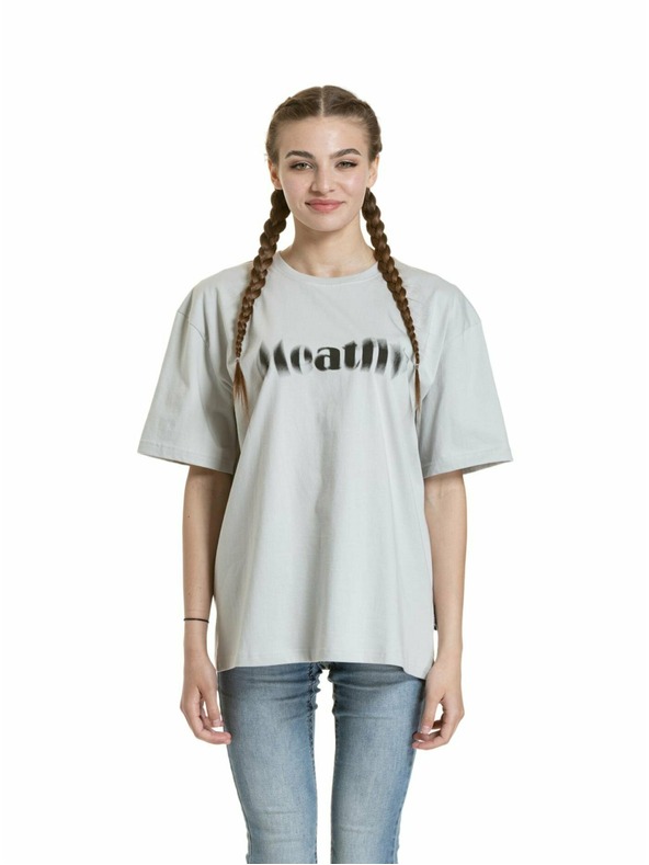 Meatfly Meatfly tricou unisex Domes Stone Blured | Gri