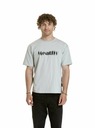 Meatfly Meatfly tricou unisex Domes Stone Blured | Gri