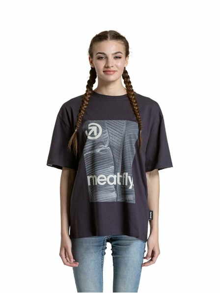 Meatfly Meatfly tricou unisex Junglist Green Yellow Leaf | Gri