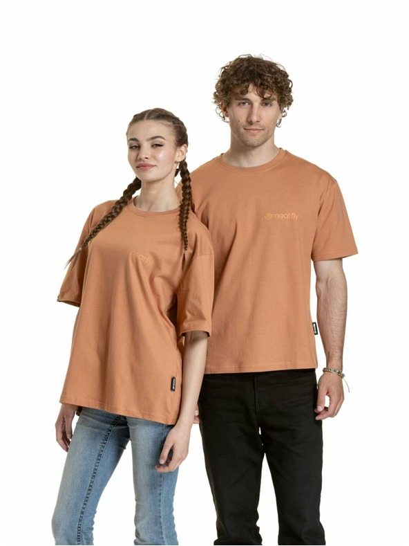 Meatfly Meatfly tricou unisex Minimal Cork | Maro