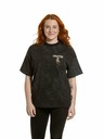Meatfly Tricou pentru femei Meatfly Vexey Black Skeleton (acid wash)
