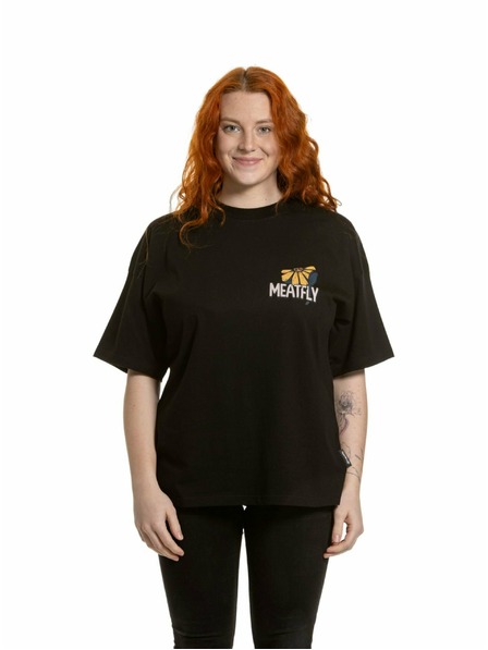 Meatfly Tricou pentru femei Meatfly Vexey Black Flowers