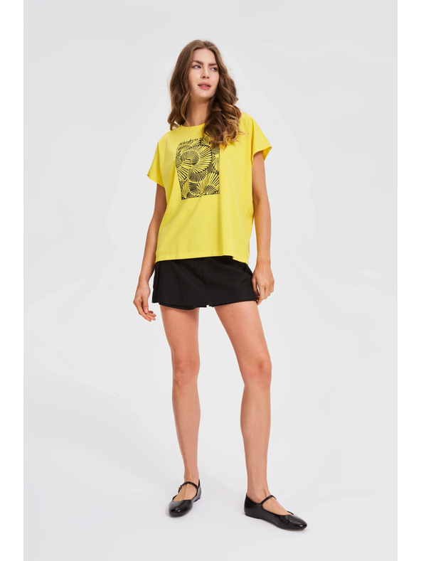 Moodo Tricou pentru femei Moodo – galben