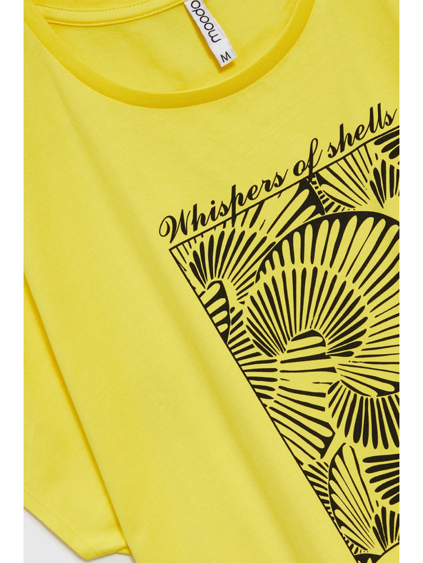 Moodo Tricou pentru femei Moodo – galben