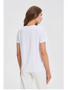 Moodo Tricou alb cu imprimeu