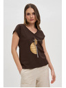 Moodo Tricou din bumbac pentru femei Moodo
