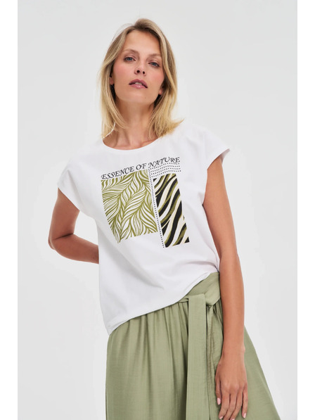 Moodo Tricou pentru femei Moodo - alb