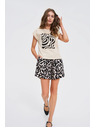 Moodo Tricou pentru femei Moodo – bej