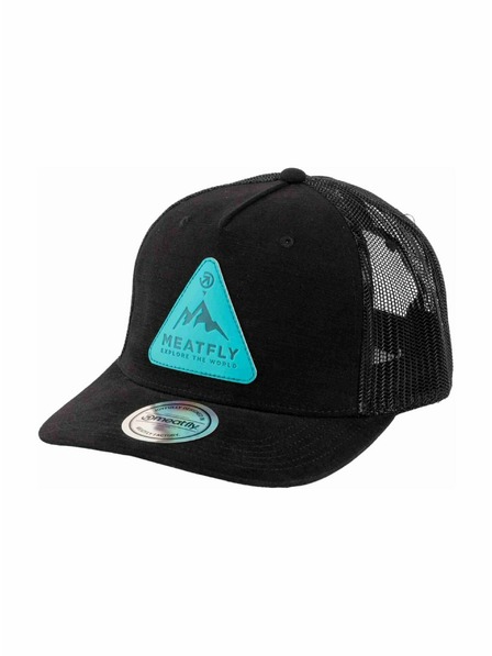 Meatfly Meatfly șapcă Hawkye Trucker Neagră Peak | Neagră |