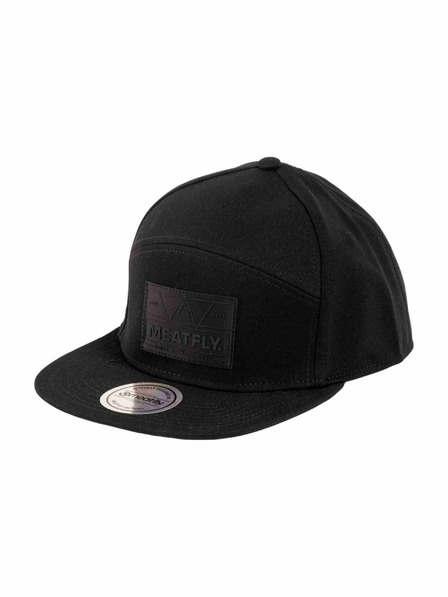 Meatfly Meatfly șapcă Yuto 6 Panel Snapback Neagră Live | Neagră |