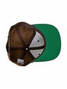 Meatfly Meatfly șapcă Hornet Snapback Albă Round / Tan | Albă