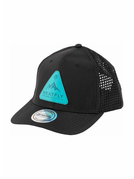 Meatfly Meatfly șapcă Ollie Perfor Cap Negru Peak | Neagră |