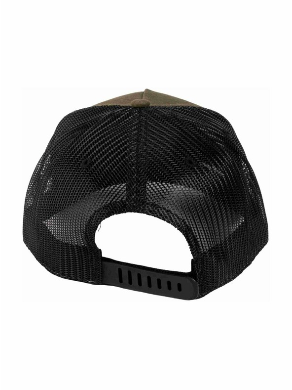 Meatfly Șapcă Meatfly Shaun Trucker Army / Camo Logo | Neagră | Mărime