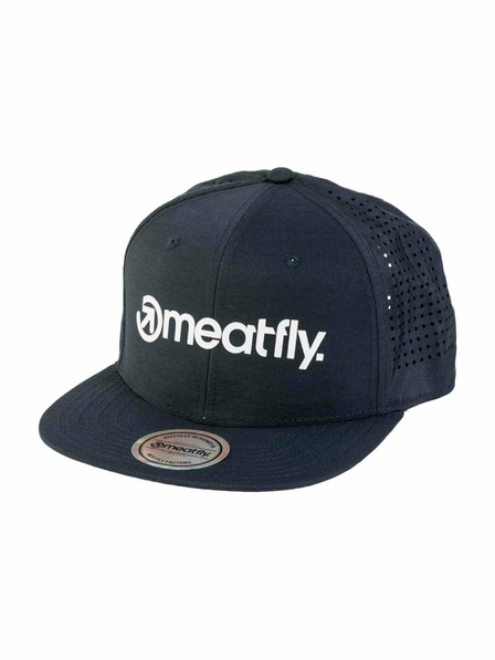 Meatfly Șapcă Meatfly Keery Perfor Snapback Petrol / White Logo