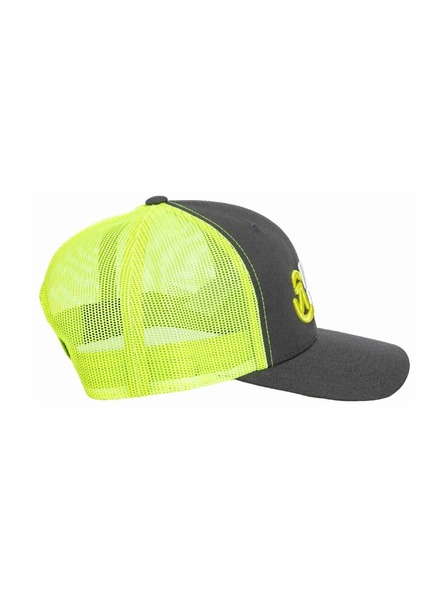 Meatfly Șapcă Meatfly Setty Trucker Neon Green / White / Charcoal | Gri | Mărime