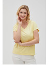 Moodo Tricou pentru femei Moodo – galben deschis