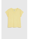 Moodo Tricou pentru femei Moodo – galben deschis