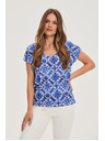 Moodo Tricou de damă Moodo – albastru