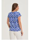 Moodo Tricou de damă Moodo – albastru