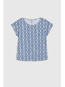 Moodo Tricou cu model albastru-alb