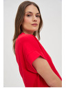 Moodo Tricou de damă din bumbac Moodo – roșu