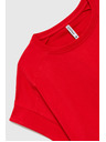 Moodo Tricou de damă din bumbac Moodo – roșu