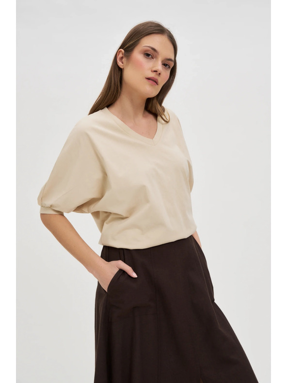 Moodo Tricou de damă Moodo cu mâneci tip balon