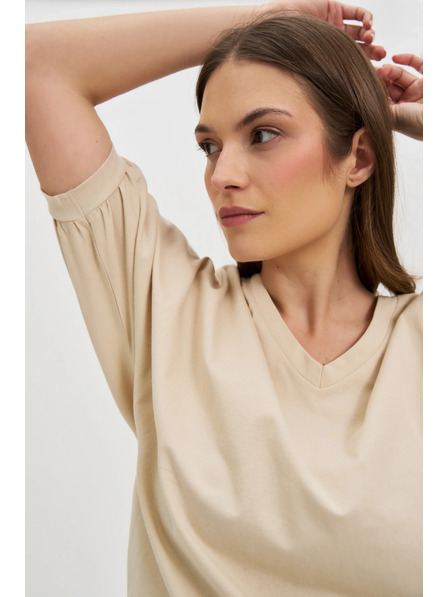 Moodo Tricou de damă Moodo cu mâneci tip balon