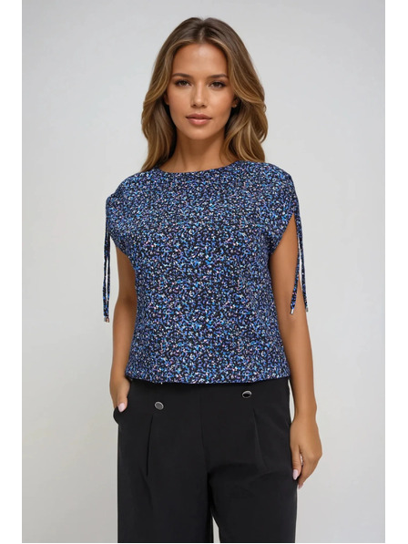 Moodo Tricou de damă cu strângere