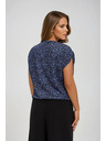 Moodo Tricou de damă cu strângere