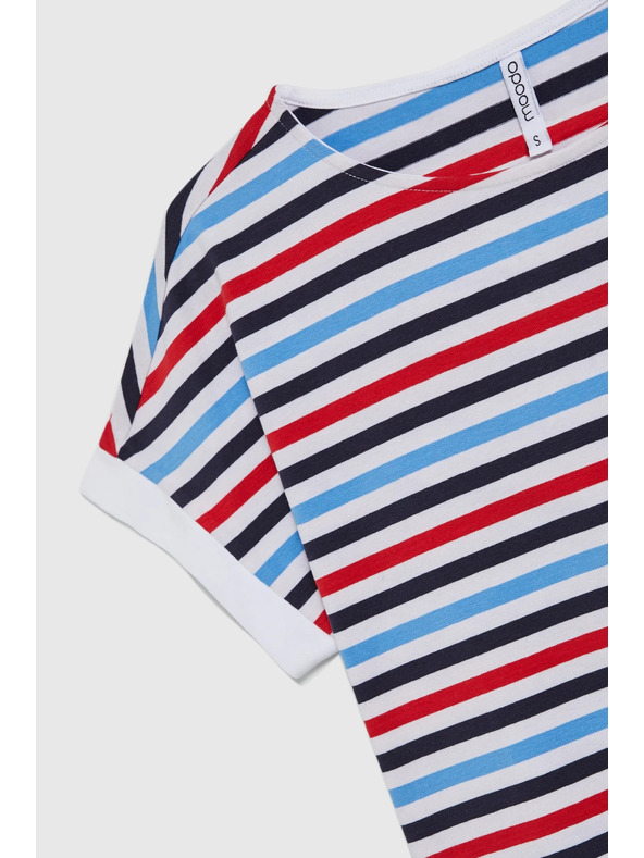 Moodo Tricou cu dungi de damă