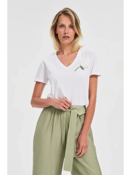 Moodo Tricou pentru femei Moodo - alb