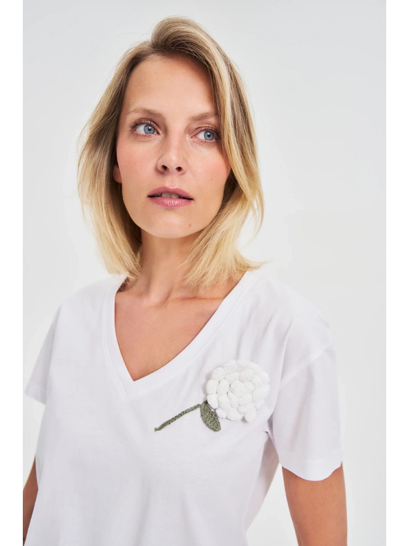 Moodo Tricou pentru femei Moodo - alb