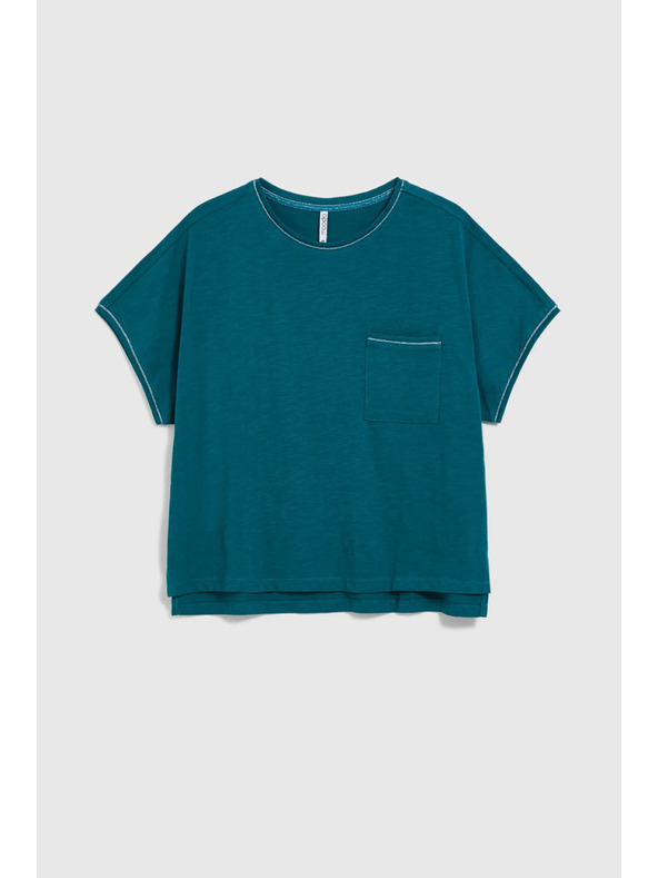 Moodo Top de damă cu buzunar Moodo